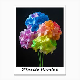 Bright Inflatable Flowers Poster Hydrangea 3 Canvas Print