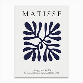 Matisse Minimal Cutout 6 Canvas Print