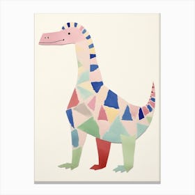 Nursery Dinosaur Art Lambeosaurus Canvas Print