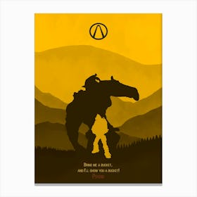 Psycho Borderlands Canvas Print