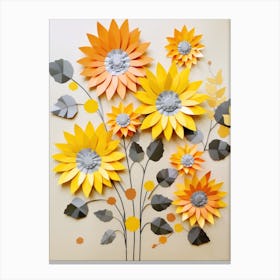 Sunflower Wall Art Canvas Print