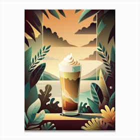 Coffee In The Jungle Canvas Print