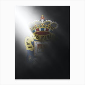 Las Palmas Spain Football Poster Canvas Print