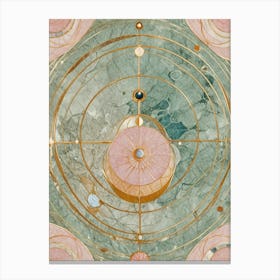 Pastel Marble Canvas Print