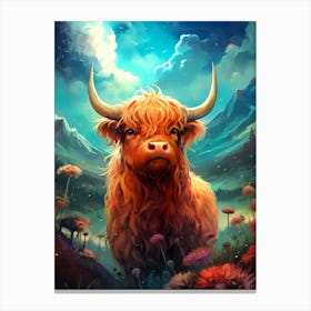 Highland Cow 1 Canvas Print