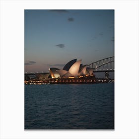 Sydney Travel Print 1 Canvas Print