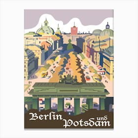 Berlin And Potsdam Canvas Print