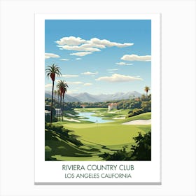Riviera Country Club   Los Angeles California  Canvas Print