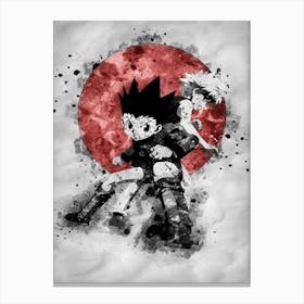 Zoldyck Killua & Gon Freecss Canvas Print