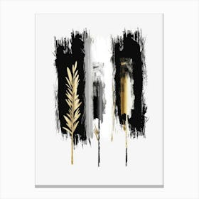 Black And Gold Canvas Print 62 Canvas Print