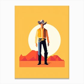 American Cowboy Classic Canvas Print