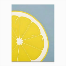 Lemon Slice 2 Canvas Print