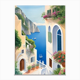 Amalfi Coast Art 1 Canvas Print