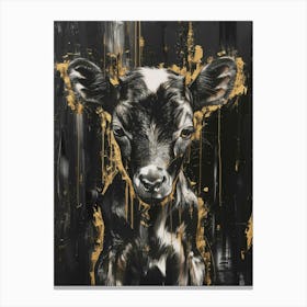 Calf Art Canvas Print