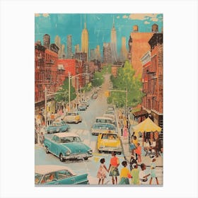 New York City Street Scene Canvas Print