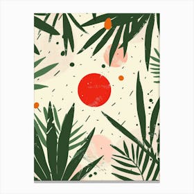 Tropical Background 16 Canvas Print