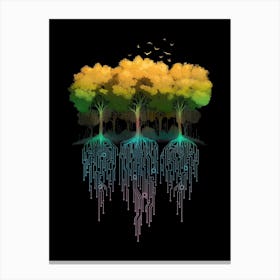 Connection Forest Canvas Print