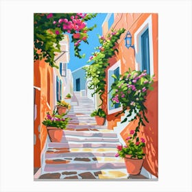 Greece Painting 11 Canvas Print