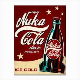 Nuka Cola Ice Cold Canvas Print