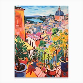 Rome Italy 2 Fauvist Painting Canvas Print