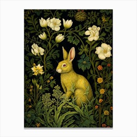 Rabbit In The Garden Canvas Print