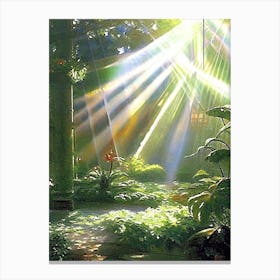 Franklin Park Conservatory And Botanical Gardens, 1, Usa Classic Painting Canvas Print