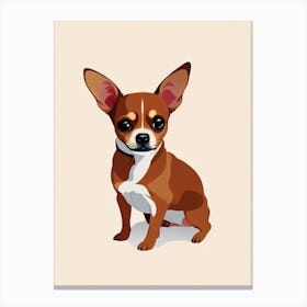 Chihuahua Illustration dog Canvas Print