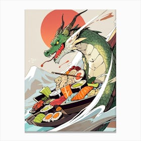 Japanese Dragon 5 Canvas Print