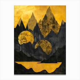 Golden Mountains 1 Canvas Print