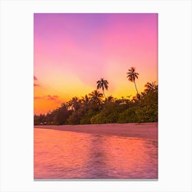 Sunset On The Beach 9 Canvas Print