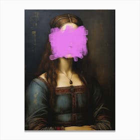 Modern Mona Lisa Canvas Print