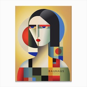 BAUHAUS WOMAN 1 Canvas Print