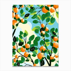 Orange Tree Canvas Print