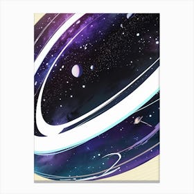 Space Galaxy Canvas Print