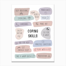 Coping Skills Canvas Print