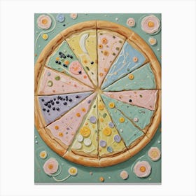 Pizza Slices Canvas Print