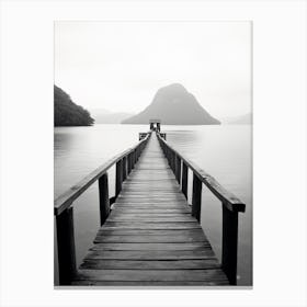 Langkawi, Malaysia, Black And White Old Photo 4 Canvas Print