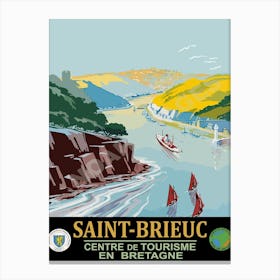 Saint Brieuc, Brittany, France Canvas Print