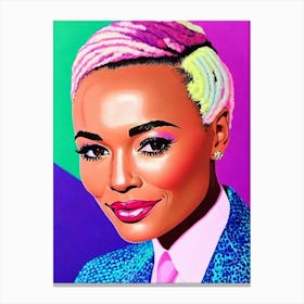 Thandiwe Newton Pop Movies Art Movies Canvas Print