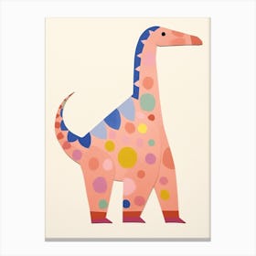 Nursery Dinosaur Art Segisaurus Canvas Print