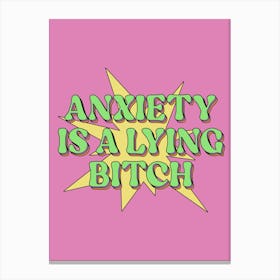 Anxiety Canvas Print