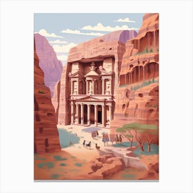 The Treasury Petra Jordan Canvas Print