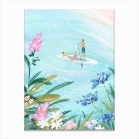 Paddleboarders Canvas Print