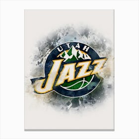 Utah Jazz 4 Canvas Print