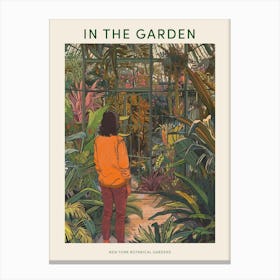 In The Garden Poster New York Botanical Gardens 4 Canvas Print