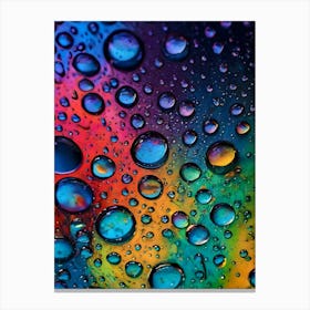 Water Droplets (2) 1 Canvas Print