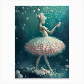 Marshmallow Ballerina 5 Canvas Print