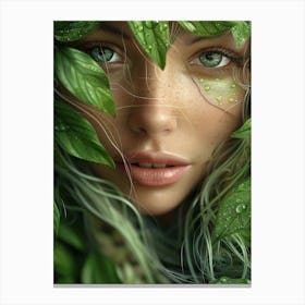 Green Beauty Canvas Print