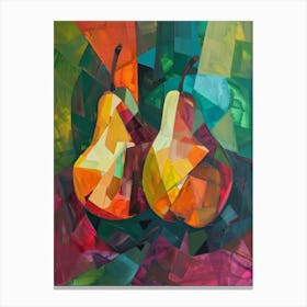 Two Pears Canvas Print