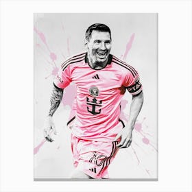 Lionel Messi 2 Canvas Print